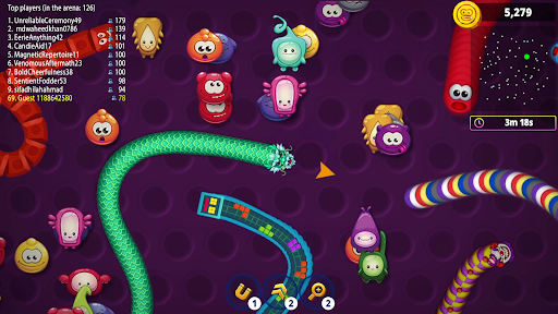 Worms Zone .io - Hungry Snake Screenshot 4