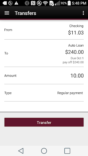 Mechanics Bank Mobile Banking Screenshot 9