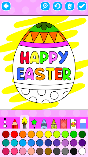 Easter Egg Coloring Pages Screenshot 3