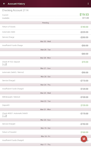 Mechanics Bank Mobile Banking Screenshot 9