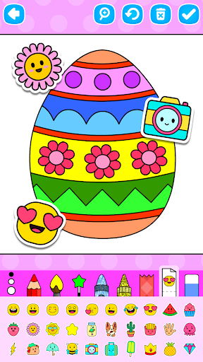 Easter Egg Coloring Pages Screenshot 9